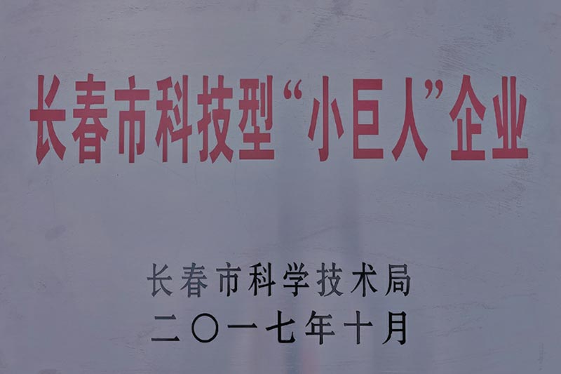  長春市科技型“小巨人”企業